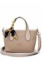 Mink, Soft Textured, Scarf, Cross Strap, Minimalist, Hand & Shoulder Women's Bag