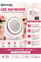 LED Makeup Mirror Double Sided 1X 5X Magnification with LED Light Ring, 360° Rotating Vanity Mirror, Portable Tabletop Cosmetic Mirror for Makeup, Skincare & Grooming - 5