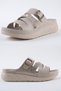 Women's Leather Slippers Thick Lightweight and Comfortable Sole Non-Slip Orthopedic Shoes Comfort Summer Beach Mom - 7