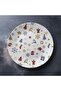 4 Piece New Year's Concept Ceramic Serving and Cake Plate 20Cm/25Cm - 2