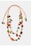 Ceramic Beaded Brand Double Necklace