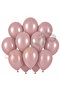 Powder Pink Color Latex Retro Balloon (30 cm) - 12 Pieces