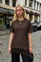 Asymmetric Long Blouse with Lace Detail