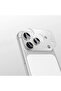 iPhone 17 Pro Max Compatible Fingerprint Resistant Camera Lens Frame Protector Transparent - 4