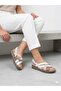 Women's white genuine leather orthopedic soft sole everyday comfort sandals - 2