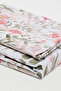 Floral Printed Single Fitted Sheet Set - 90X190+25cm - 5