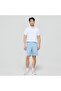 Men Regular Cotton Twill Elastic Shorts - 2