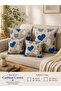4-Piece Cotton Printed Cushion Cover Set – Soft Breathable Decorative Cushion Covers - 4