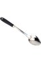 Home Pro Spoon with Handle, Silver/Black