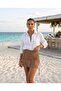 Transparent Detailed Side Lace Pareo Skirt Mini Beach Skirt