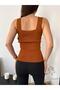 Women's Ultra Premium Soft Square Neck Strap Knitwear Bodysuit - 3