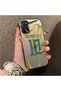 Oppo A55 5g Compatible Silicone Edge Hard Back Case Couple Phone Case with Neymar Pattern