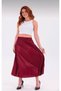 Pleated Midi Skirt High Waist Elastic Casual & Stylish Women's Skirt - 4