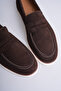 Genuine Leather Men's Loafer Shoes Brown Suede Daily Comfortable Casual Moccasins Siena - 6