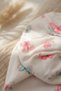 Papillon Series Butterfly Patterned Bow Baby Bonnet 6-12 Months - 100% Cotton Flexible Ribbed Baby Hairband - 3
