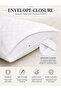Set of 2 Microfiber Pillow Covers – Soft Breathable Pillow Cases with Envelope Closure - 3