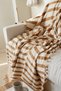 100% Cotton Bedspread / Zebra Striped King Size 240X260 cm Pique - 2