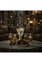 Crystal Glass & Chalk Incense Burner with Kaaba Design | 22×13×10 cm | Luxury Arabic Home Décor - 2