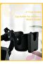 Generic Universal Cup & Phone Holder, 2 in 1 Clip-On Drink Mount with 360° Rotation for Stroller, Wheelchair, Bike, Walker (Black) - 3