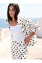 Nevavm Polka Dot Oversize Women's Jean Shirt with a Difference - 2