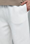 Solid Pants with Button Closure - 5