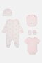 Toddlers Girl 5 Pieces Embroidered Hanging Gift Set, Multicolor - 2