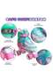 Adjustable Flash Wheel Roller Skates for Children, Secure Buckle and Strap Closure, Breathable Sports Design, Durable Construction and Smooth Ride Performance for Everyday Fun - 4