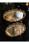 2 Li Oval Chain Tray-Gold Tkebt Gold