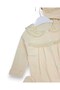 Newborn Baby Girl 5-Piece Hospital Discharge Outfit Set with Laced Jumpsuit and Solid Color Blanket - 2