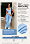 Women's Square Neck Viscose Fabric Combed Cotton Short Sleeve Slim Fit Crop Blouse - 4