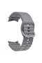 Silicone Band Compatible with Samsung Galaxy Watch 7/6/5/4 47/46/45/44/43/42/40mm Silicone Wave Desgin Strap (Space Grey) - 6