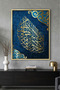 Ayatul Kursi - Modern Islamic Wall Art | Framed Canvas Print | Arabic Calligraphy Decor for Living Room, Bedroom, Office & Gift