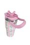 700 ml Stainless Steel Thermos-- 20*10 Cm-- Cup with Flower Pattern, Leak-Proof Water Bottle, Coffee Cup, Travel Office School Camping Picnic Thermos - 6