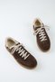 Calijero 2 Men's Genuine Leather Lace-Up Brown-Beige Sneakers - 6