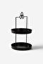 2 Tier Black Metal Organizer - Multi-Purpose Organizer - Luna Prism Triple - 3