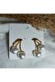 White Cherry Detail Earrings - 3