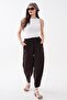 Women's Elastic Waist Tensel Balloon Pants 260507 -