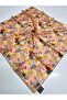 Organic Cotton Viscose Scarf Special Design Peony Flower Lightweight Stylish - 2