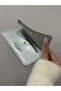 Women's Silver Leather Look Multi-Compartment Mini Wallet & Card Holder |   Functional Design with Zippered Coin Compartment and Snap Fasteners - 2