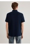 Polo Collar Waffle Textured Fabric Slim Fit T-Shirt. - 3