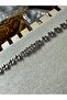 Xuping Zircon Stone Asymmetric Sequin Chain Bracelet - 2