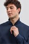 Navy Blue Men's Stand Collar Regular Fit Sweatshirt Bsw1204000000 - 5