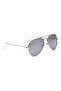 Polarized Sunglasses Gold Frame Green Mirror Lens 58mm - M8040GR2PV