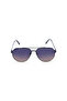 UV Protection Sunglasses Blue Frame Smoke Mirror Lens 58mm - M198BR2V - 2