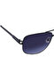UV Protection Sunglasses Black Frame Smoke Mirror Lens 58mm - M197BK4V - 5