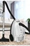 Bagged Vacuum Cleaner with Rollers, 4.5L Capacity, Automatic Cord Rewind, and Stepless Speed Control – Gray(ME VC2006)(2000W) - 2