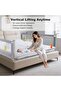 SKY-TOUCH Bed Rail for Toddlers, Baby Bed Rail Guard Infants Safety Bed Guardrail Adjustable Height, Upgraded seamless reinforced safety fence protector baby crib rail guardrail (3 Side, 1.8mx2mx2m) - 2