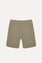 Men's Mink Color Jacquard Straight Fit Shorts - 2