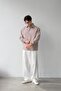 Striped Oversize Mink Linen Shirt - 3