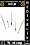# Pen Luxury Office Accessory Desktop Stylish Design Modern Sturdy Metal Ballpoint Desk Mat Pen Gold